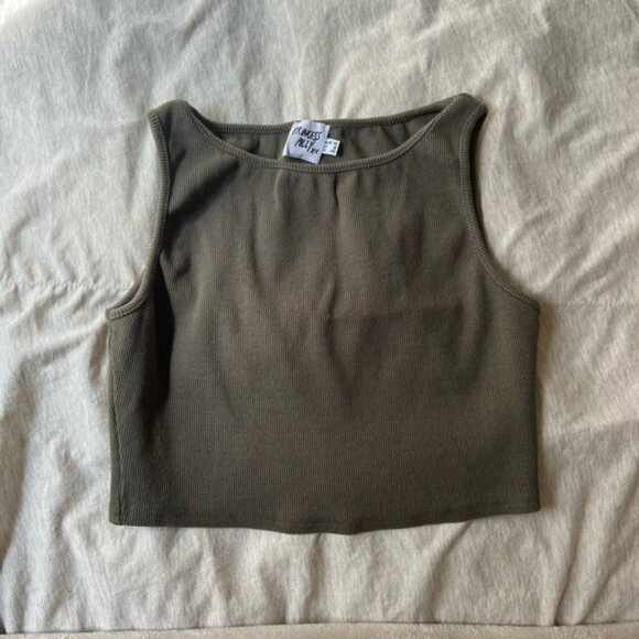 Princess Polly green tank - Picture 2 of 3